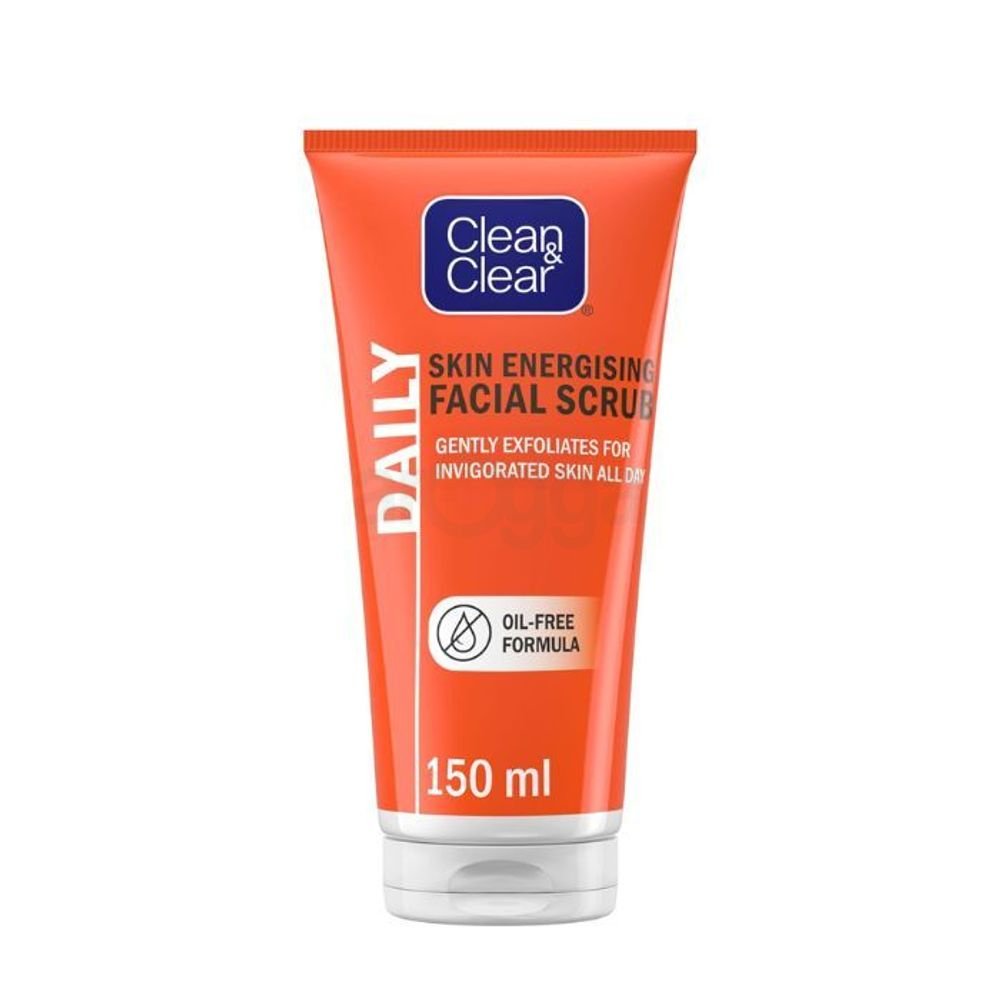 Clean & Clear Daily Skin Energising Facial Scrub 150ml