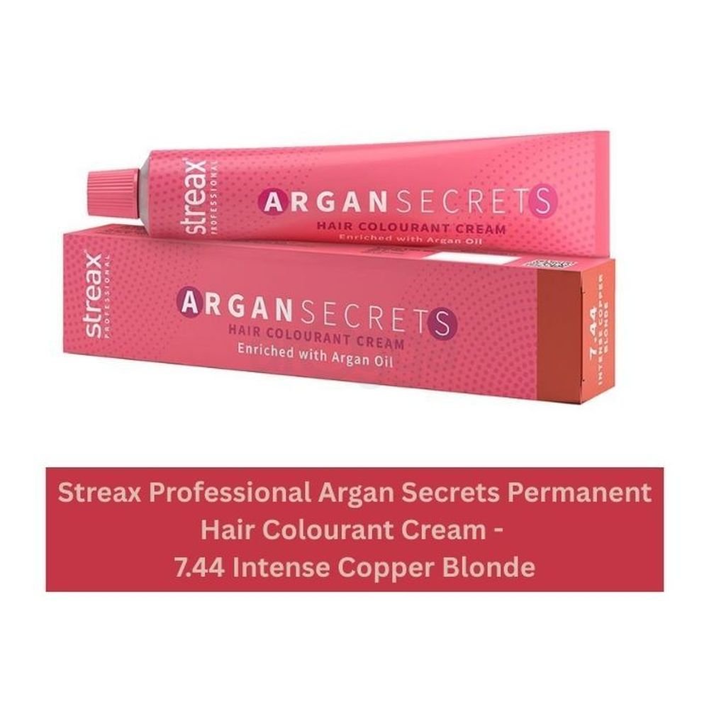 Streax Professional Argan Secrets Permanent Hair Colourant Cream