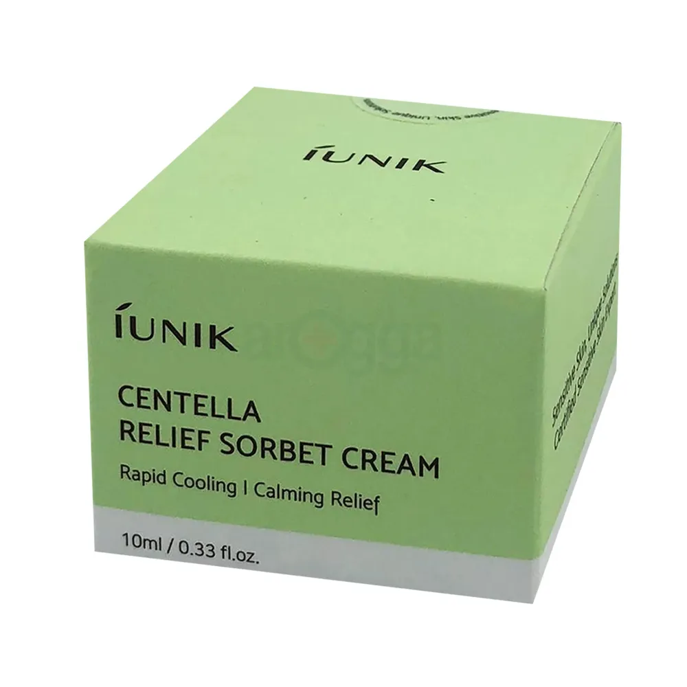 iUNIK Centella Relief Sorbet Cream 10ml – Instant Cooling & Soothing Care