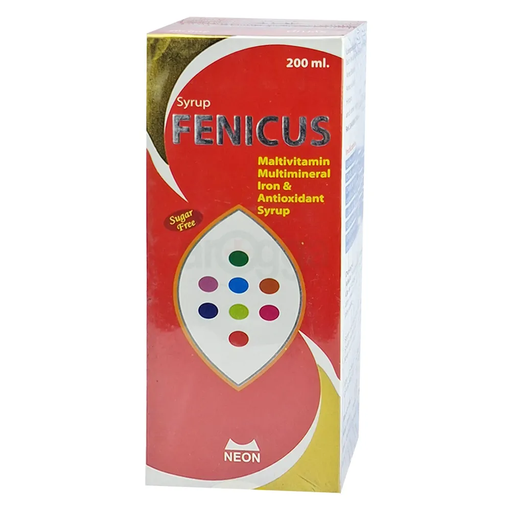Fenicus Syrup 200ml – Multivitamin, Multimineral with Iron & Antioxidants