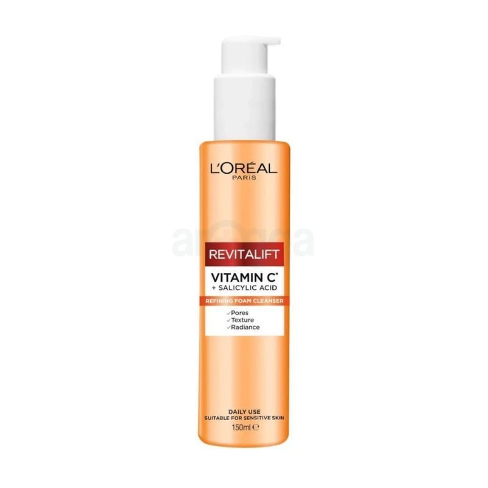 Loreal Revitalift Brightening Cleanser with Vitamin C + Salicylic Acid  150ml