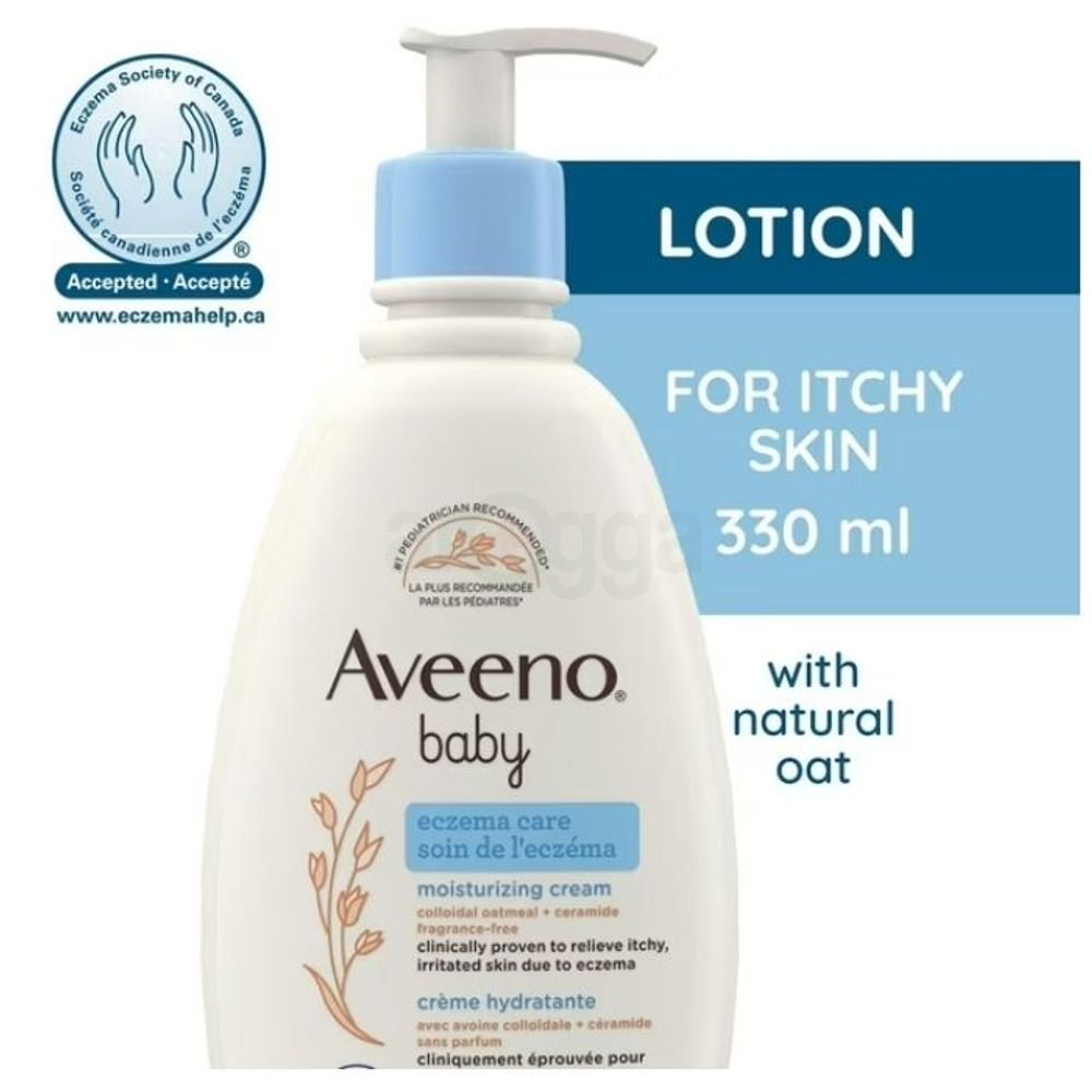 Aveeno Baby Eczema Care Moisturizing Cream with Colloidal Oat & Ceramide for Irritated Skin 330ml (Made in Canada)