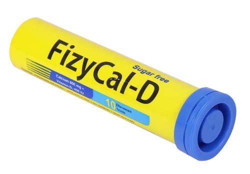FizyCal-D 1358.196 mg+600 mg (Elemental calcium)+400 IU